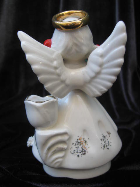 Vintage Lefton Ceramic Christmas Angel