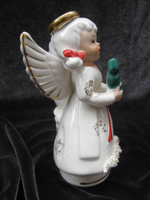 Vintage Lefton Ceramic Christmas Angel