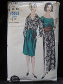 Vintage Vogue 6027 Misses' Shirt, Blouse, Skirt & Cummerbund Sewing Pattern Size 12 1960's