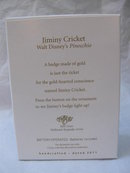 Hallmark 2011 Jiminy Cricket Walt Disney Pinocchio Christmas Tree Ornament Magic Light