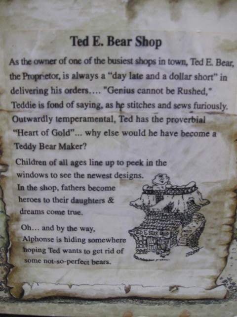 Boyds Villages Ted E. Bear Shop 1st in Boyds Bearly Built Villages Series