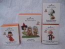 Lot of 4 Hallmark 2010 Peanuts Halloween Ornaments
