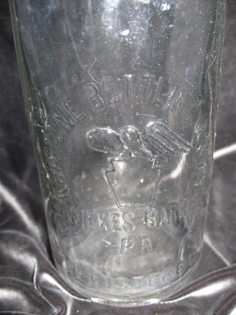 3 Vintage Glass Bottles With Ceramic Stoppers