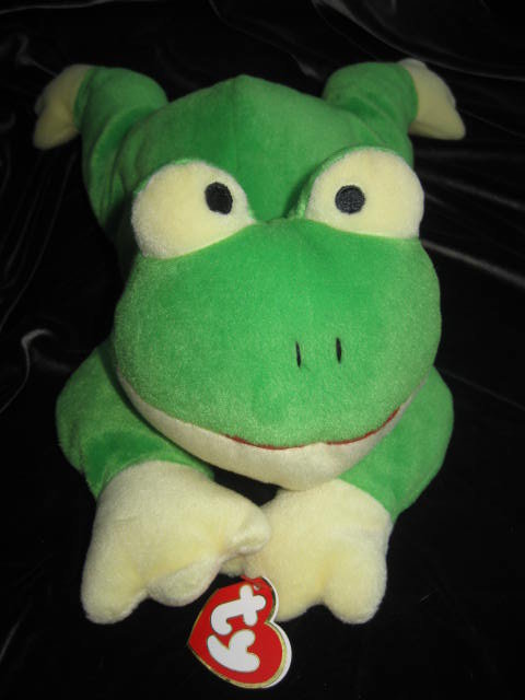 Ty Ribbit The Frog Pillow Pal Plush