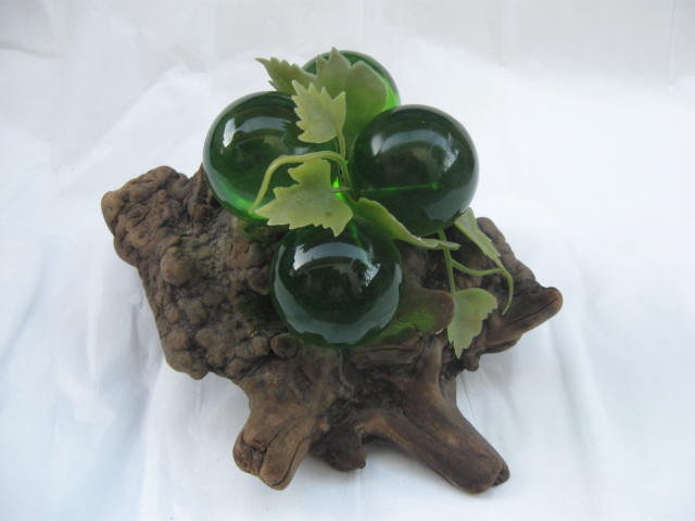 Vintage Cluster Of Green Acrylic or Lucite Grapes - Grape Cluster.