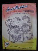 2 Vintage Aunt Martha's 3512 & 3346 Christmas Sewing Transfers