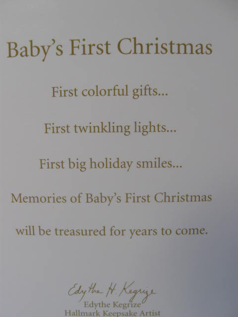 Hallmark 2011 Baby's First Christmas Baby Carriage Christmas Tree Ornament