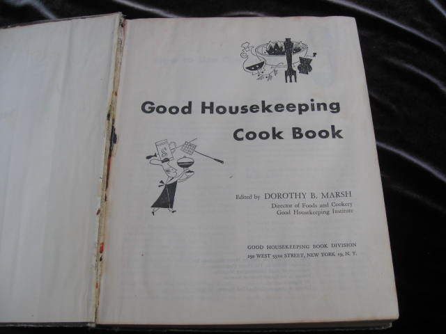 Good Housekeeping Cook Book Mid Century