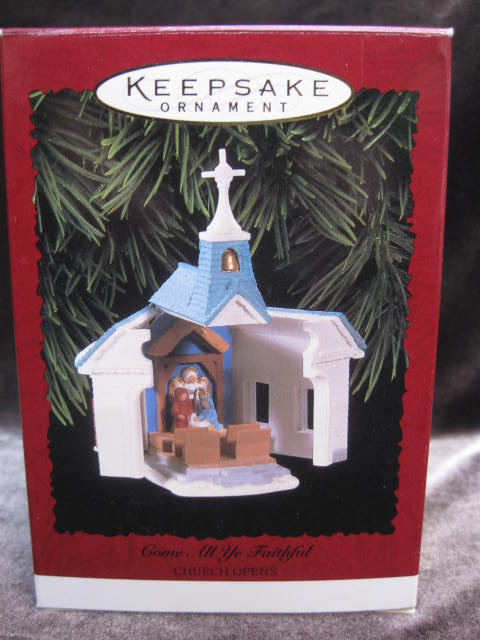 Hallmark 1996 Come, All Ye Faithful Christmas Tree Ornament