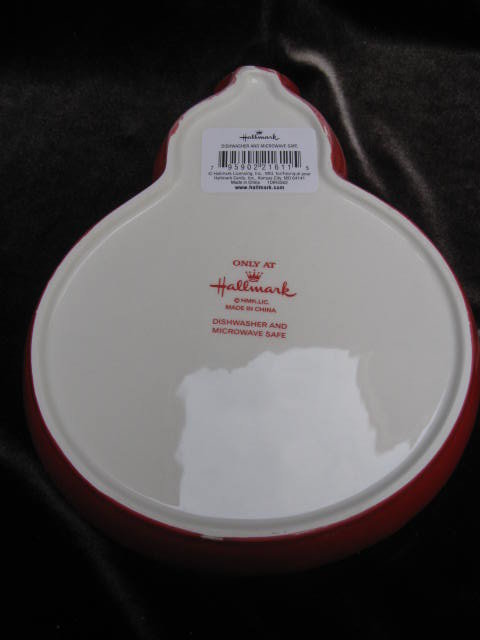 Hallmark 2011 Snowman Candy Plate or Dish