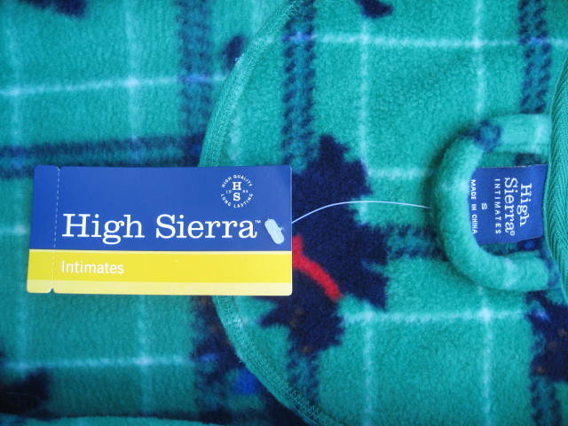 High Sierra Scottie Dog Ladies Bathrobe Size Small