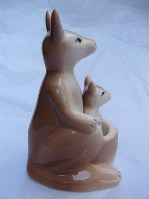 Vintage Kangaroo & Joey Salt & Pepper Shakers