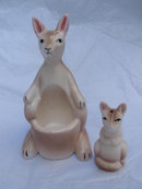 Vintage Kangaroo & Joey Salt & Pepper Shakers
