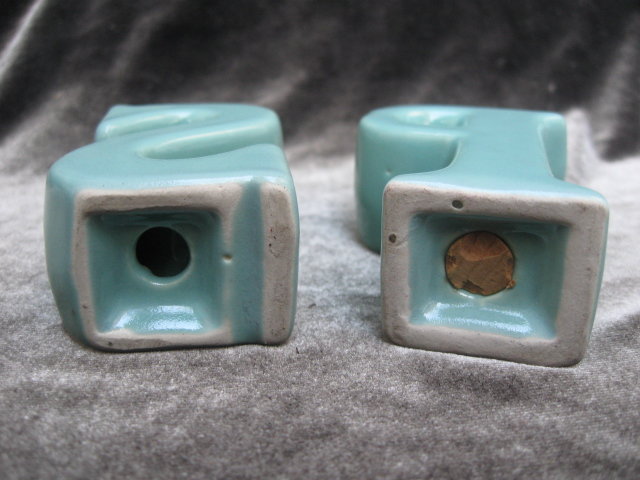 Vintage Letters Letter S & P Salt & Pepper Shakers