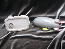 Vintage Flying Zeppelin & Cloud Five & Dime Salt & Pepper Shakers