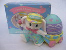 Hallmark 1990 Crayola Bunny Easter Figurine With Easter Egg