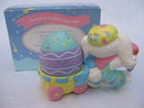 Hallmark 1990 Crayola Bunny Easter Figurine With Easter Egg