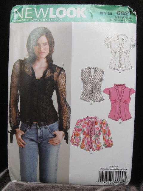 New Simplicity New Look 6621 Misses' Summer Tops Sewing Pattern Size 6 - 16
