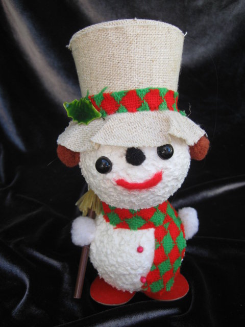 Vintage Japan Styrofoam Snowman