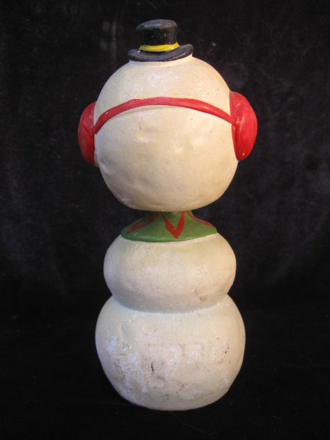 Vintage Bobble Head Bobblehead Snowman Mid Century
