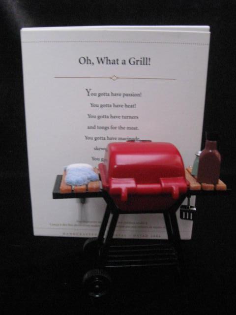 Hallmark 2006 OH, WHAT A GRILL (BBQ) Christmas Tree Ornament