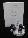 Hallmark 2006 SNOW FORT FUN Penguins Magic Motion Christmas Tree Ornament