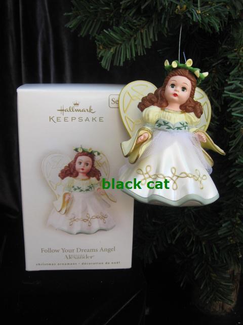 Hallmark 2008 Follow Your Dreams Madame Alexander Angel 13th In Series Christmas Tree Ornament