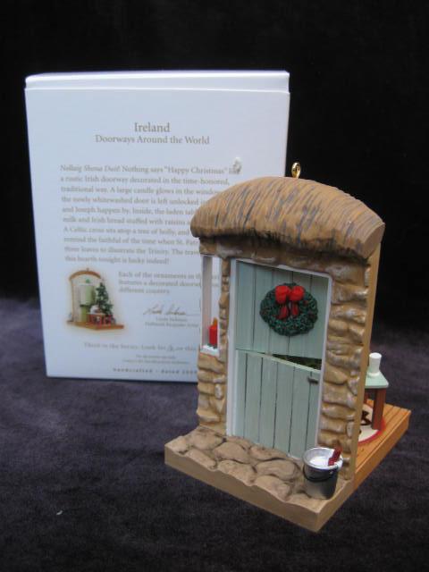 Hallmark 2009 Ireland Doorways Around The World #3 Christmas Tree Ornament