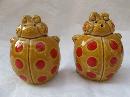 Vintage Ladybug Salt & Pepper Shakers