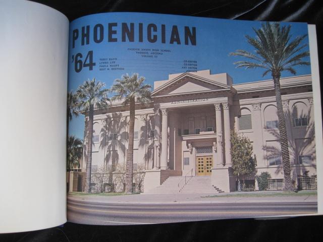 Phoenician, Phoenix Union High School Yearbook 1964 Phoenix, Arizona