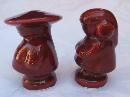 Chinese or Japanese Man & Woman Salt & Pepper Shakers