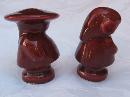 Chinese or Japanese Man & Woman Salt & Pepper Shakers