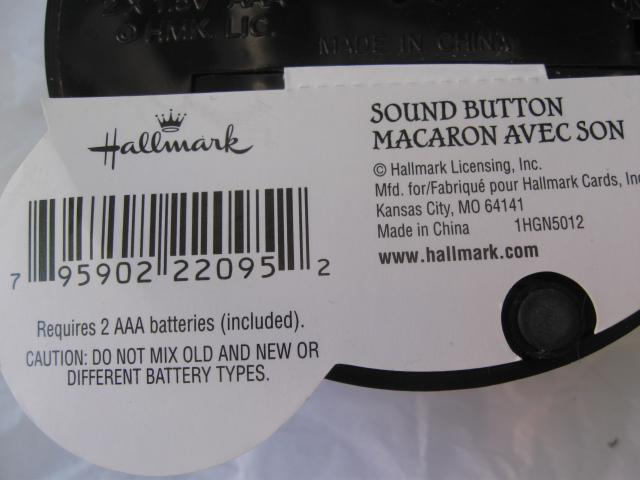 Hallmark 2011 Hocus Pocus Magic Sound Button