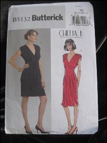 Butterick B5132 B 5132 Sexy Little Black Dress Misses' Dress Sewing Pattern