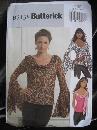 Butterick B5138 Butterick B 5138 Sexy Bias Misses' Top With Unique Sleeves or Sleeveless Sewing Pattern