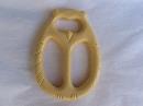 Lot of 3 Vintage Baby Toys - 2 Rattlers & 1 Teething Owl