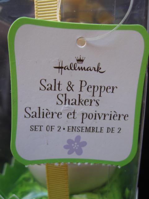 Lot of 2 New Hallmark Spring & Summer Chick & Eggs Salt & Pepper Shakers