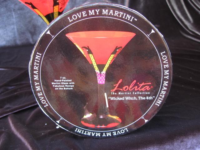 New Lolita Love My Martini WICKED WITCH THE 4TH Martini Glass