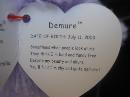 Ty Demure The Purple Poodle Dog Retired Beanie Baby