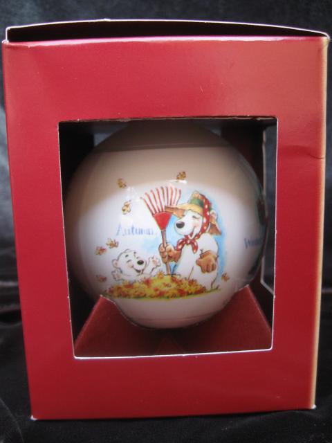 Hallmark 2002 Grandma Glass Christmas Tree Ornament
