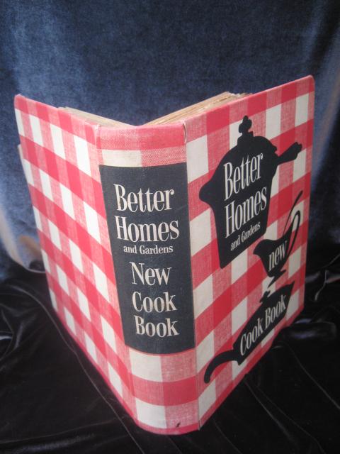 Vintage Better Homes and Gardens New Cookbook 1950's