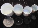 Vintage Shabby Chic Rose Metal Kitchen Or Craft Canisters By Colorware