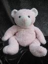 Ty Pluffie Pudder The Pink Teddy Bear Plush