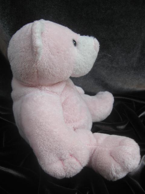 Ty Pluffie Pudder The Pink Teddy Bear Plush