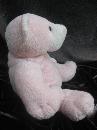 Ty Pluffie Pudder The Pink Teddy Bear Plush