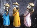 Vintage Paper Mache Singing Angels Set of 3