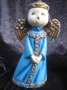 Vintage Paper Mache Singing Angels Set of 3