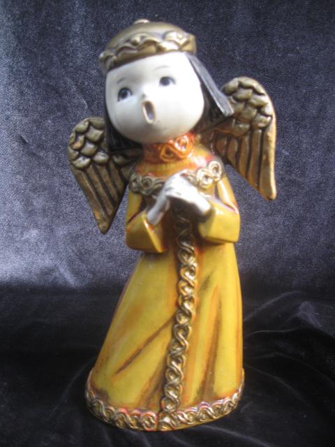 Vintage Paper Mache Singing Angels Set of 3