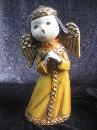 Vintage Paper Mache Singing Angels Set of 3