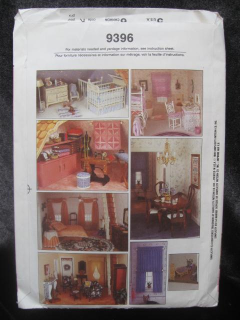 New Vintage Simplicity Crafts 9396 Doll House Kit